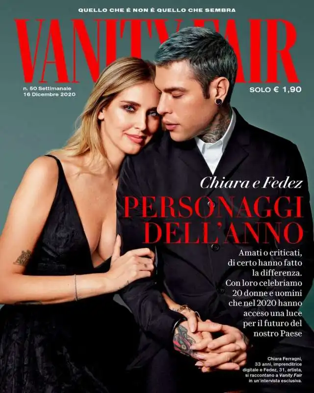 copertina vanity fair   chiara ferragni e fedez