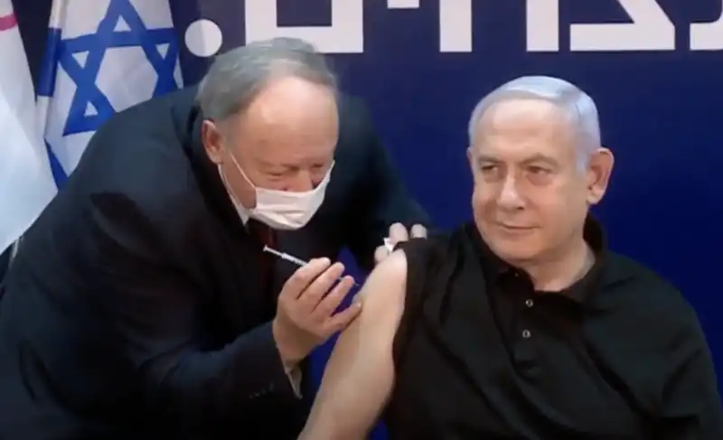 coronavirus   benjamin netanyahu si fa vaccinare 1