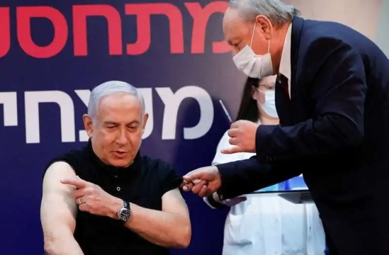 coronavirus   benjamin netanyahu si fa vaccinare 5