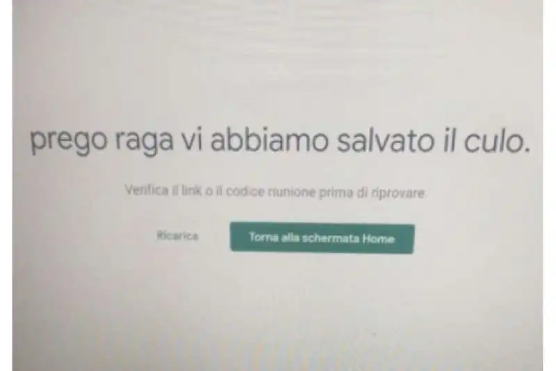 false schermate di google meet 12