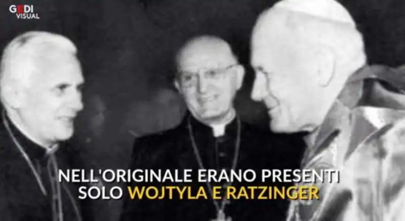 foto originale  ratzinger wojtyla