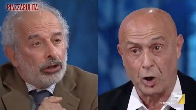 gad lerner vs marco minniti a piazzapulita 3