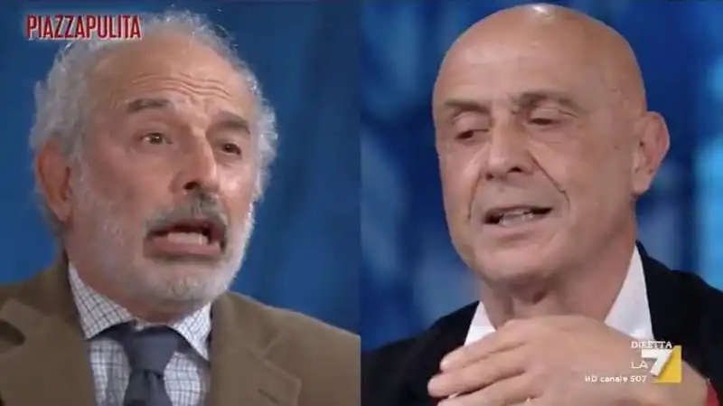 gad lerner vs marco minniti a piazzapulita 5