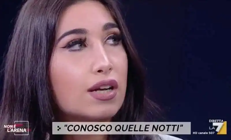 giulia napolitano a non e' l'arena 1