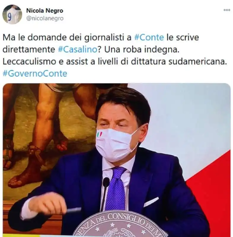 giuseppe conte conferenza stampa