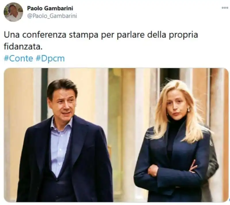 giuseppe conte olivia paladino  