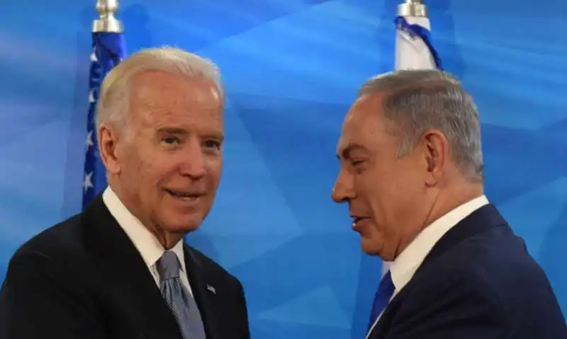 JOE BIDEN CON BIBI NETANYAHU