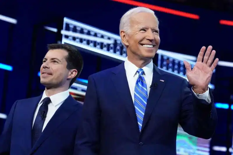 JOE BIDEN  PETE BUTTIGIEG 