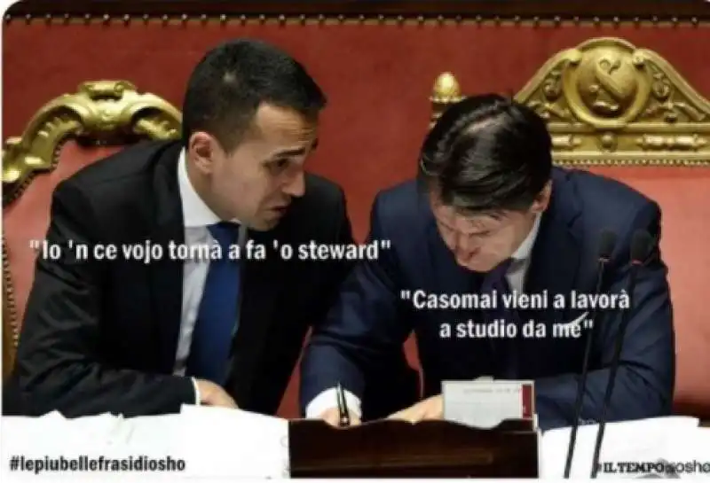 luigi di maio giuseppe conte by osho