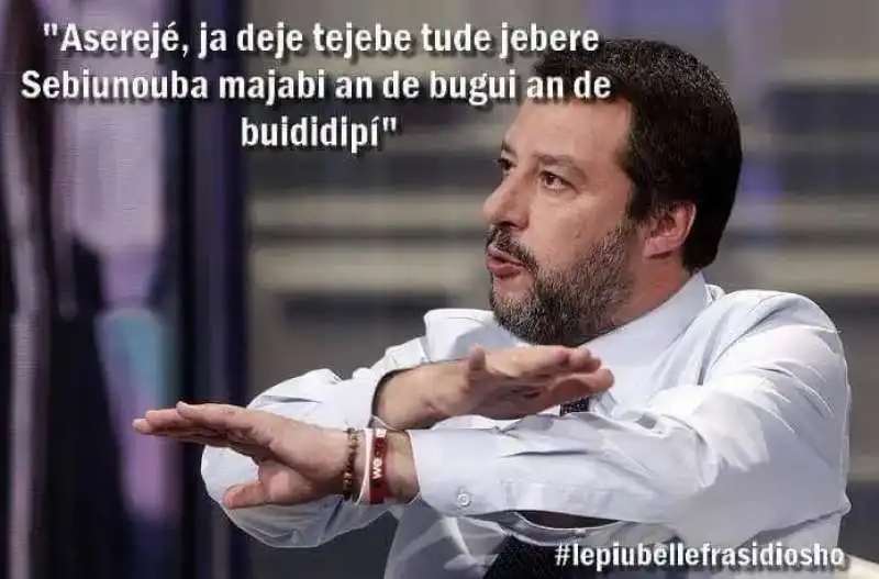 matteo salvini by osho