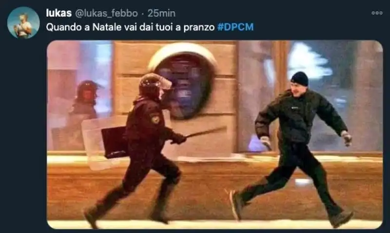 meme sul dpcm di natale