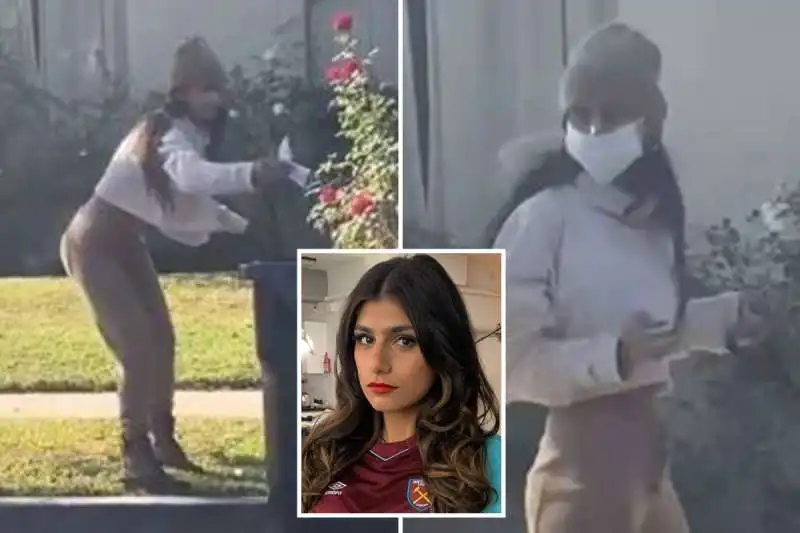 mia khalifa e la cacca del cane