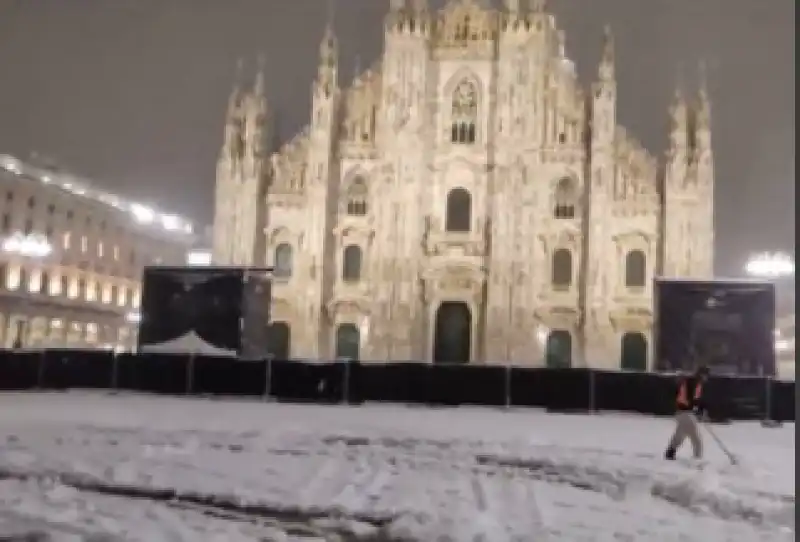 milano neve