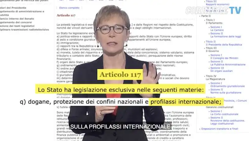 milena gabanelli  e i conflitti tra stato e regioni 1