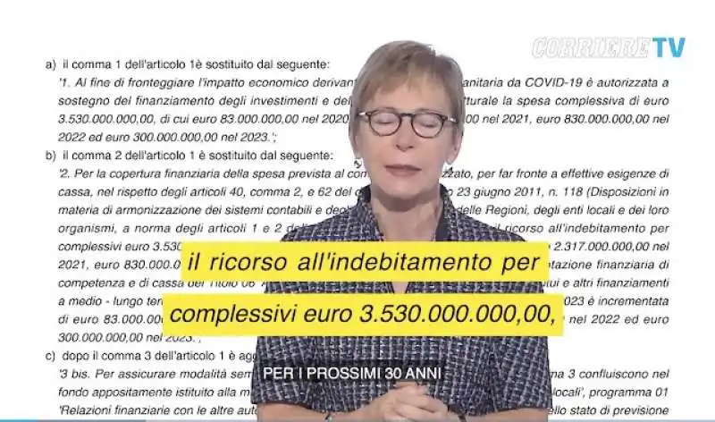 milena gabanelli e il piano marshall della lombardia 2