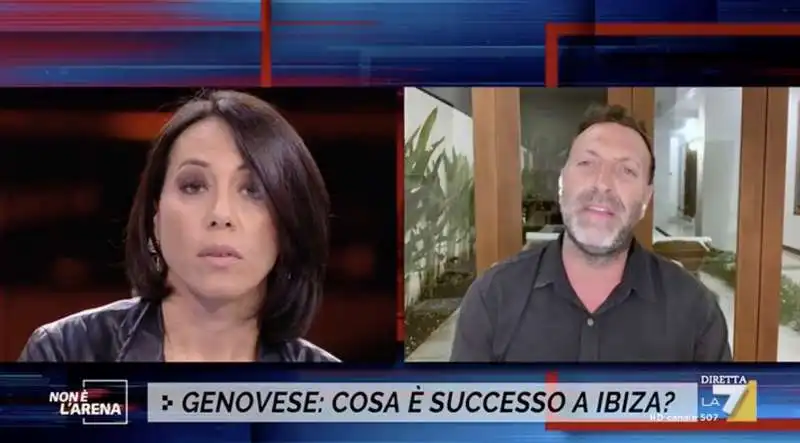 nunzia de girolamo vs daniele leali a non e' l'arena. 