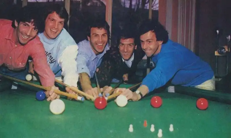 PAOLO ROSSI MARCO TARDELLI ANTONIO CABRINI GAETANO SCIREA MICHEL PLATINI