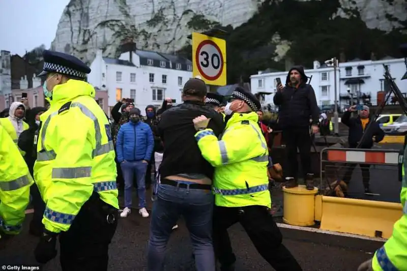 proteste camionisti a dover 11