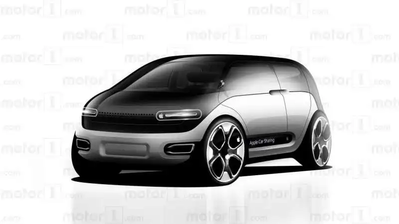 prototipo auto elettrica apple