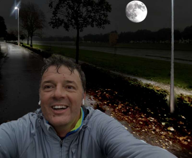 renzi corre alle cascine meme