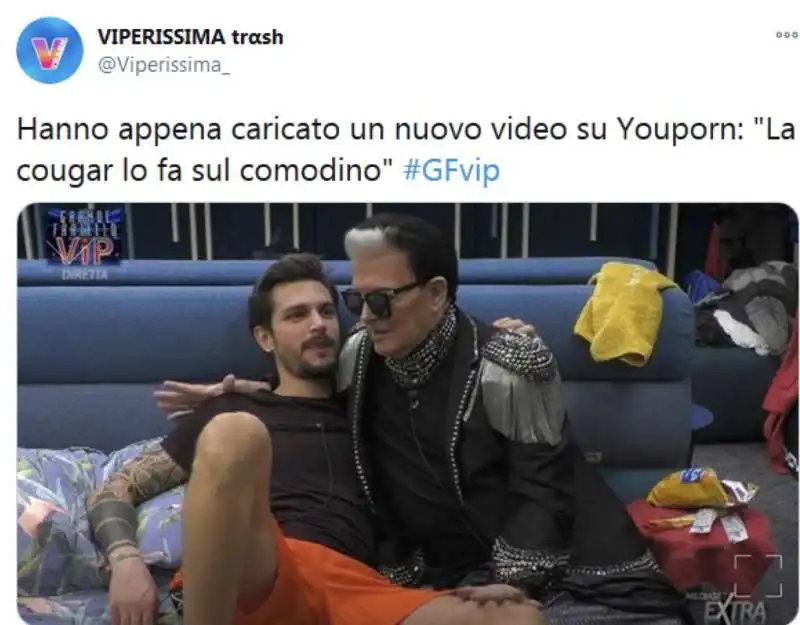 tweet grande fratello vip  2