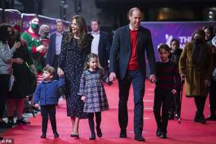 william, kate e i figli