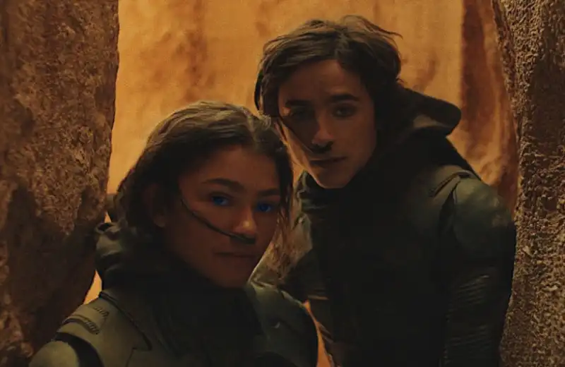 zendaya e thimotee chalamet in dune denis villeneuve 