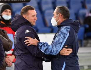 andriy shevchenko e maurizio sarri foto mezzelani gmt 039