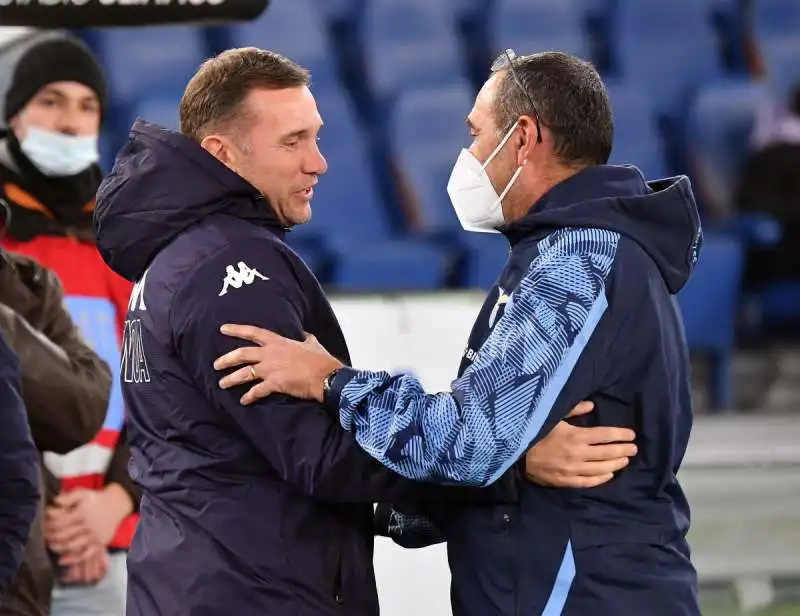 andriy shevchenko e maurizio sarri  foto mezzelani gmt 039