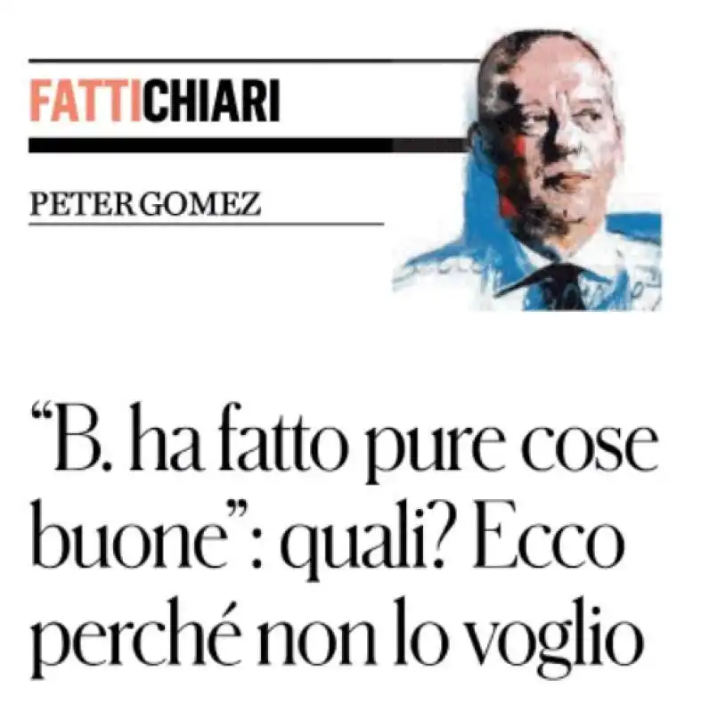 ARTICOLO DI PETER GOMEZ CONTRO GIUSEPPE CONTE