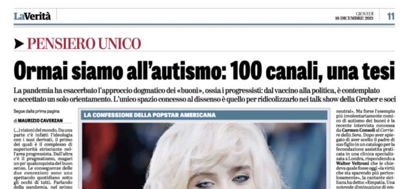 AUTISMO USATO COME TERMINE DISPREGIATIVO SULLA VERITA'