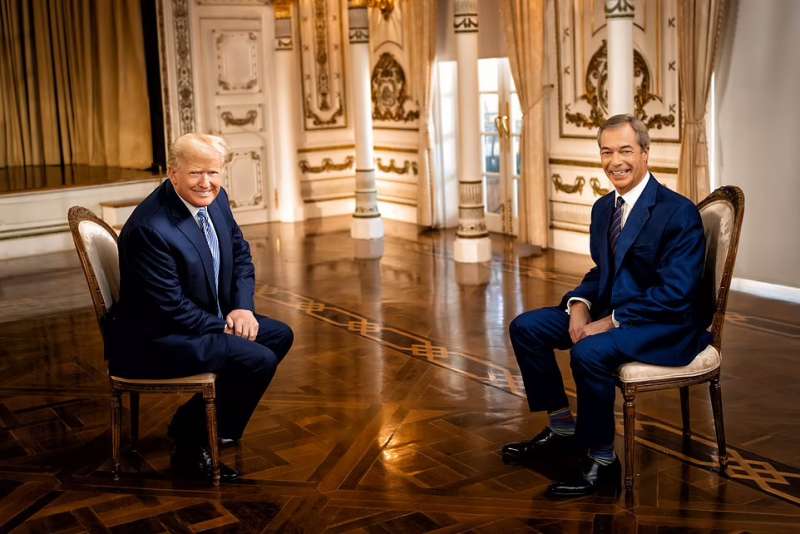 Donald Trump e Nigel Farage