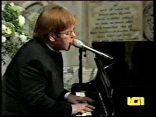 Elton John funerali Lady D 3