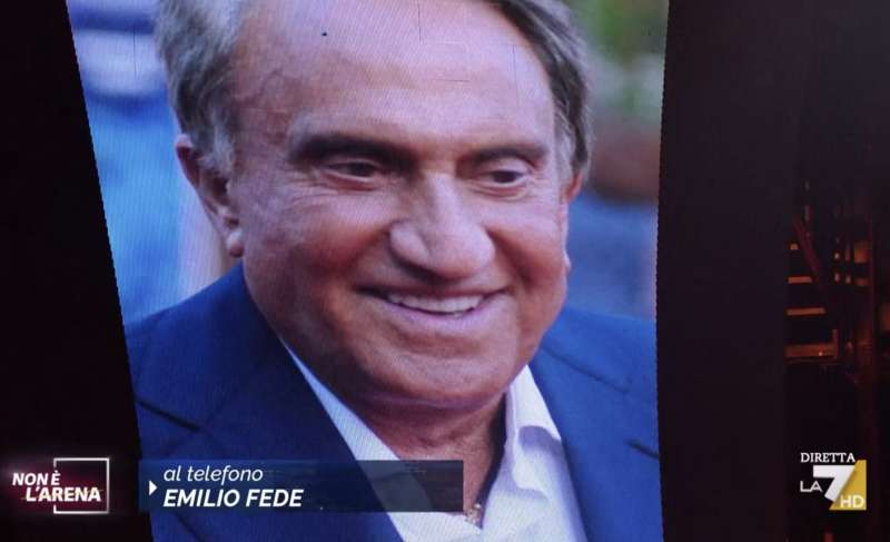 emilio fede telefona a non e' l'arena