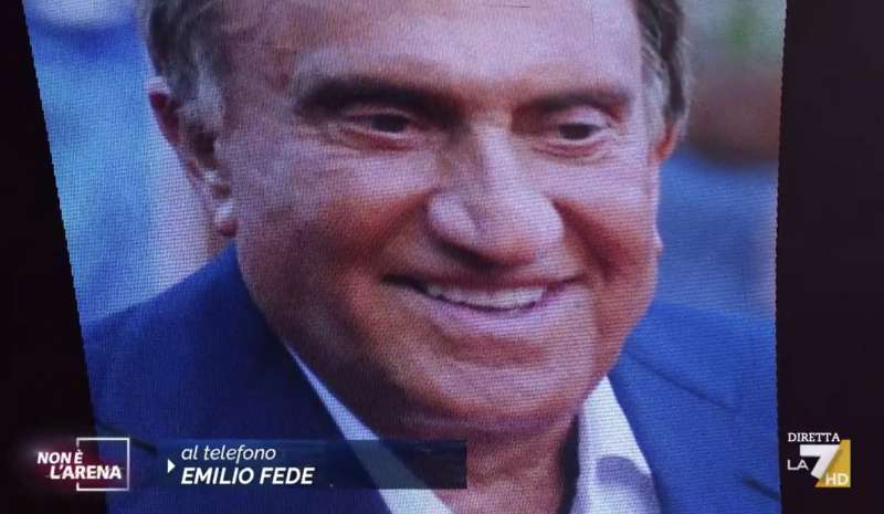 emilio fede telefona a non e' l'arena