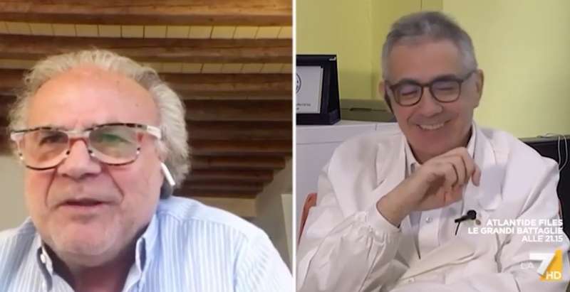 fabrizio pregliasco e jerry cala' intonano sisisivax 8