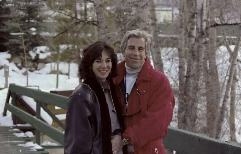 Ghislaine Maxwell e Jeffrey Epstein