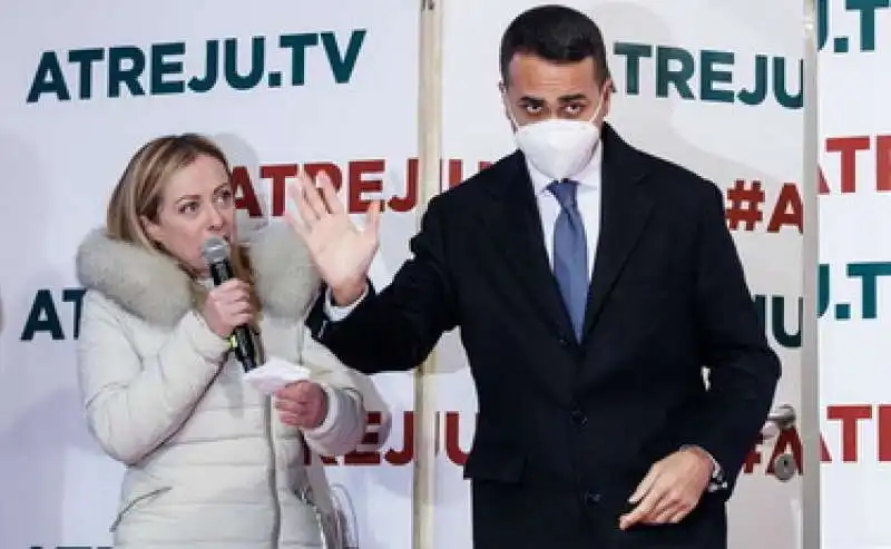 GIORGIA MELONI E LUIGI DI MAIO