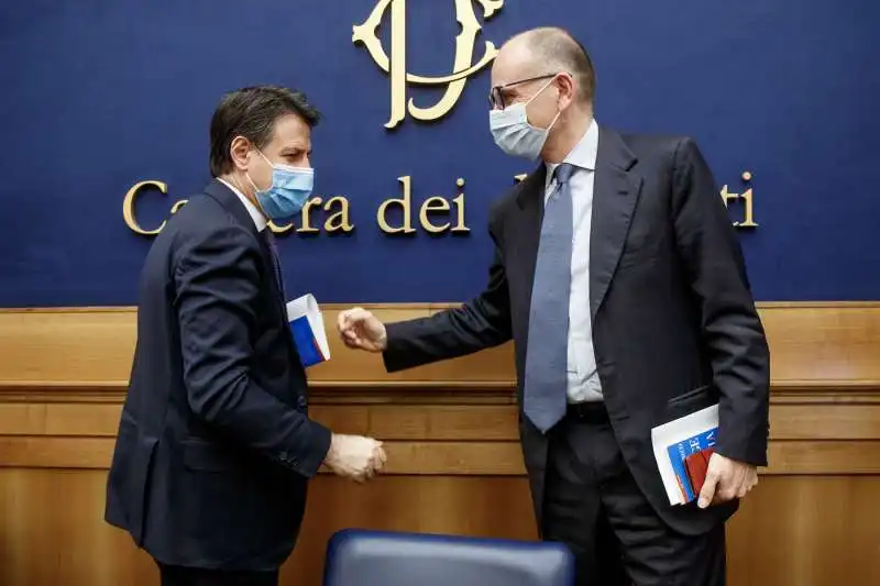 giuseppe conte enrico letta