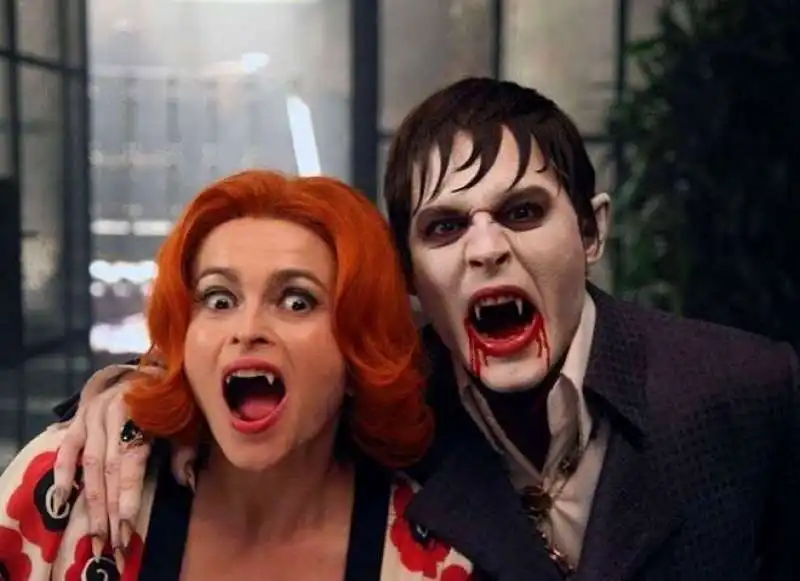 helena bonham carter johnny depp  dark shadows