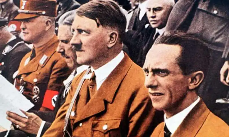 joseph goebbels e adolf hitler