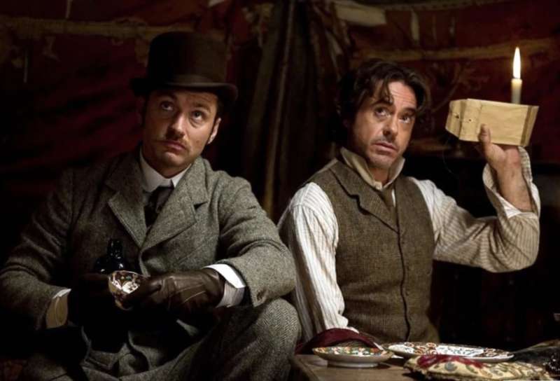 jude law, robert downey jr sherlock holmes gioco di ombre