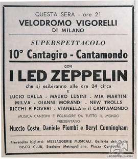 led zeppelin cantagiro 1971