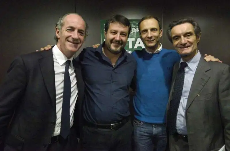 luca zaia matteo salvini massimiliano fedriga attilio fontana