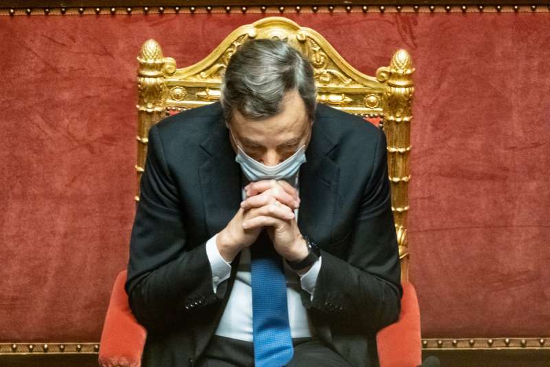 mario draghi al senato 1