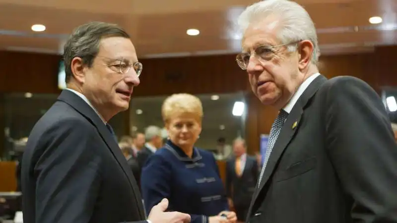 mario draghi mario monti  