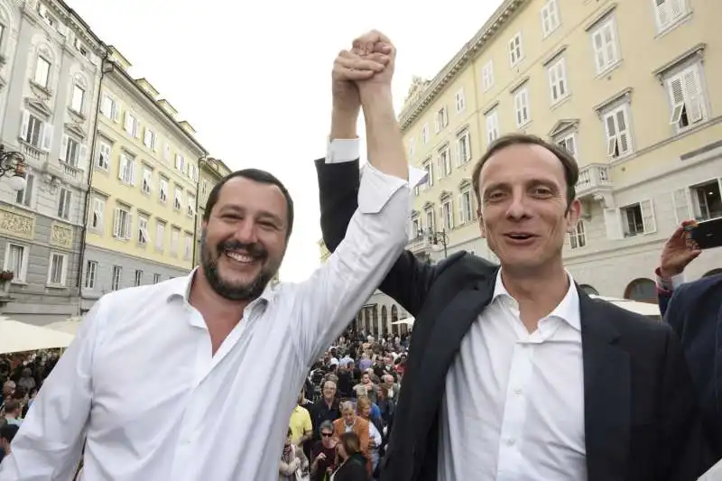 matteo salvini massimiliano fedriga 