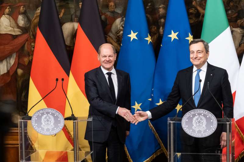 olaf scholz mario draghi 2