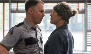 sam rockwell frances mcdormand tre manifesti a ebbing, missouri