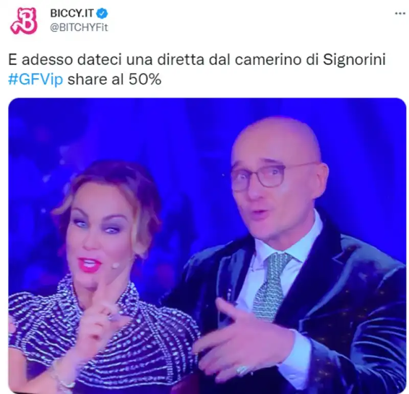 scazzo alfonso signorini e sonia bruganelli 6